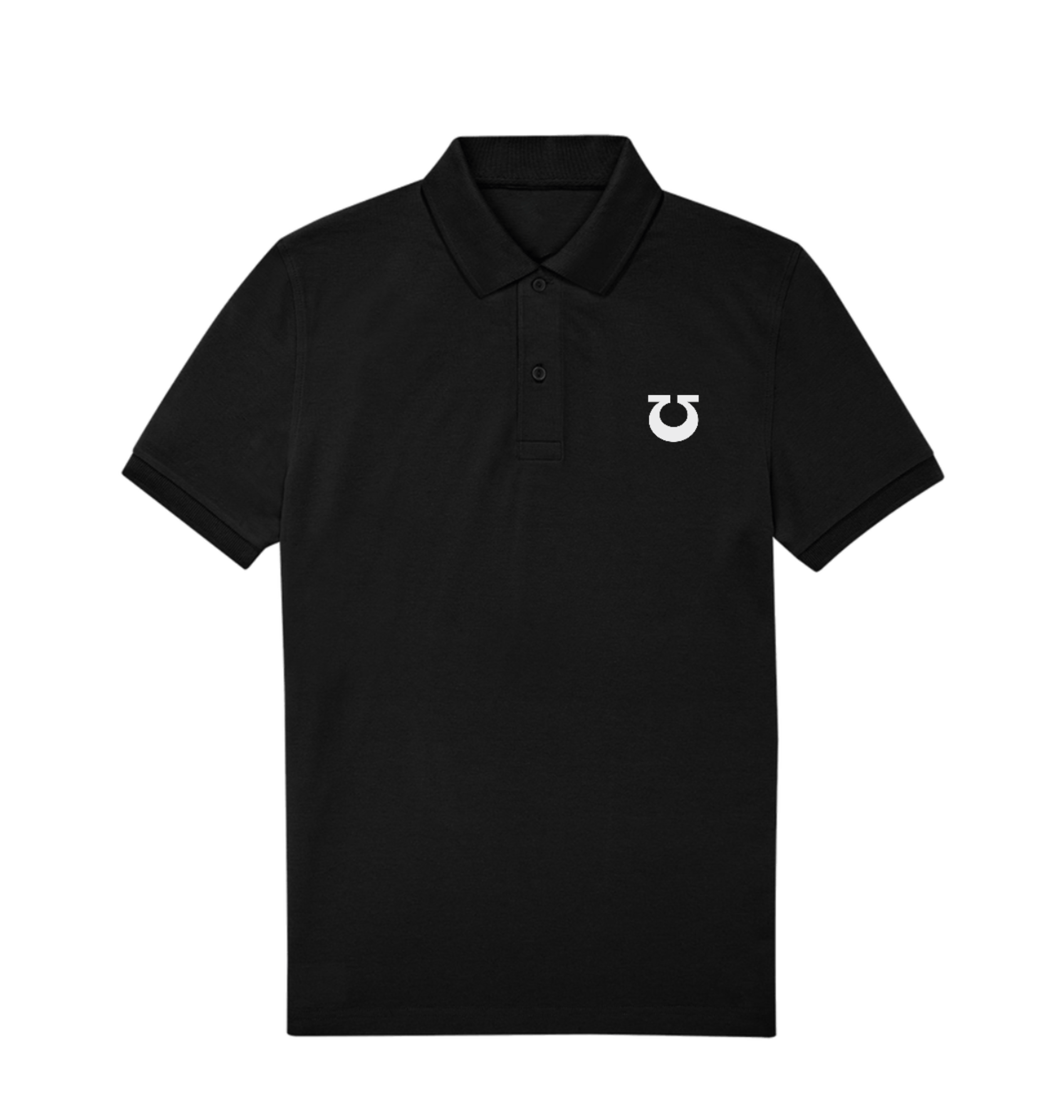 Black Polo Shirt Front